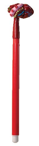 Heart Top Fun Shaped Pen, Novelty Pen, Standard Size Pens, Promotional Pens, Personalized Pens. Full Size.